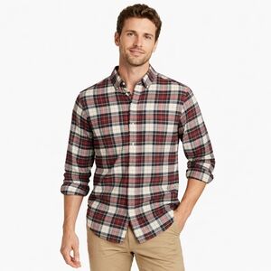 J Crew 'Broken-In Oxford' Multicoloured Plaid Button Down Casual Shirt - Sz S